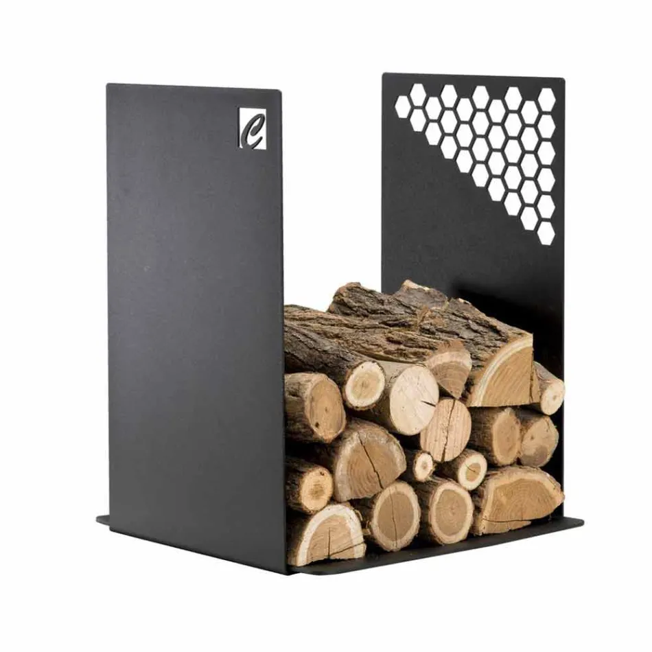 Soporte de chimenea para PLU Camino Caf Design Made in Italy Viadurini