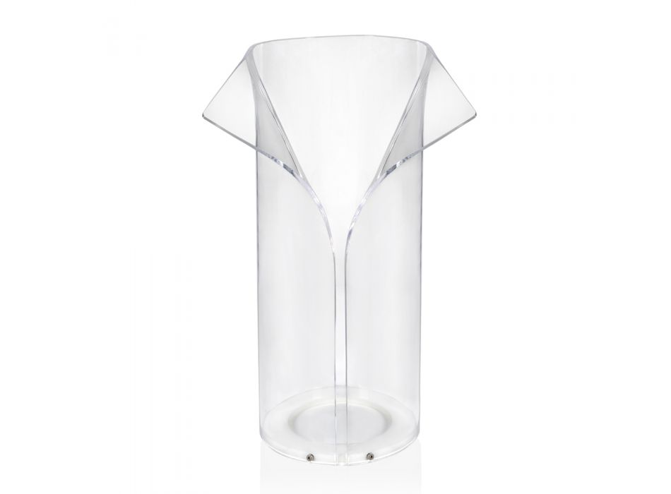 Paragüero de entrada en plexiglás transparente reciclable - Merlon Viadurini