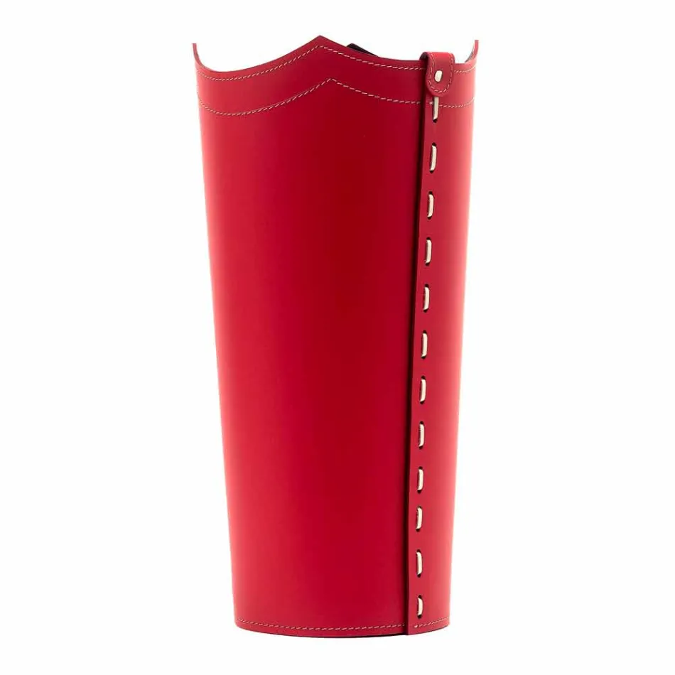 Paragüero de diseño en piel para sombrilla hogar u oficina Viadurini