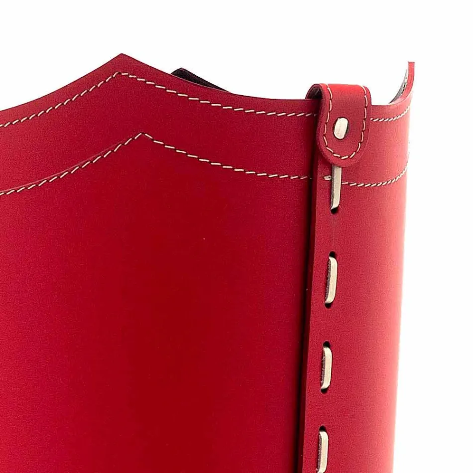 Paragüero de diseño en piel para sombrilla hogar u oficina Viadurini