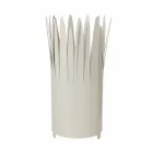 Paragüero de diseño moderno en hierro con maquinilla de afeitar Made in Italy - Fuoco Viadurini