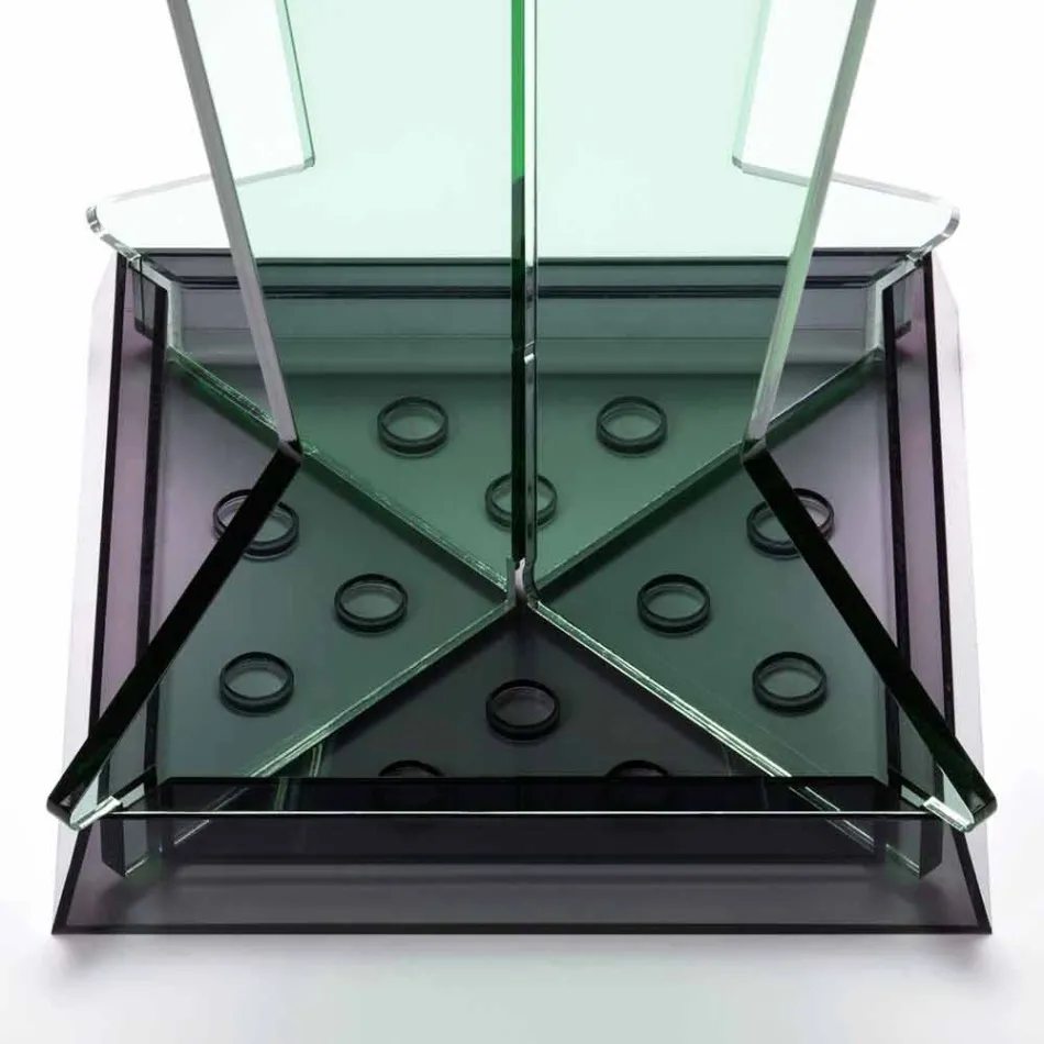 Paragüero de diseño moderno en metacrilato Colarato Made in Italy - Daddy Viadurini