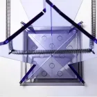 Paragüero de diseño moderno en metacrilato Colarato Made in Italy - Daddy Viadurini