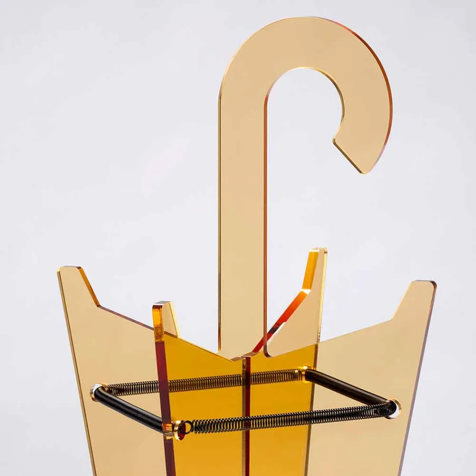 Paragüero de diseño moderno en metacrilato Colarato Made in Italy - Daddy Viadurini