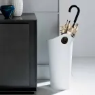 Paragüero en cuero regenerado de diseño artesanal Pluvia. Viadurini