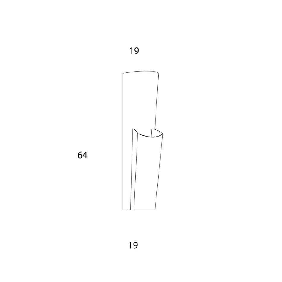 Paragüero en chapa pintada en oro y bronce Made in Italy - Azalea Viadurini