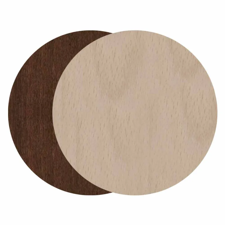 Paragüero en madera oscura o blanca con decoraciones de diseño moderno - Cannabambu Viadurini