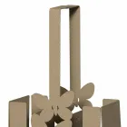 Cubiertos de mesa modernos en hierro blanco, beige o marfil Made Italy - Laida Viadurini