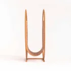 Revistero de acero de diseño redondo Made in Italy - Cucharón Viadurini