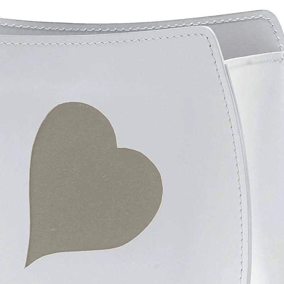 Revistero de diseño en cuero con diseño moderno de Beatrice. Viadurini