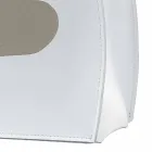 Revistero de diseño en cuero con diseño moderno de Beatrice. Viadurini