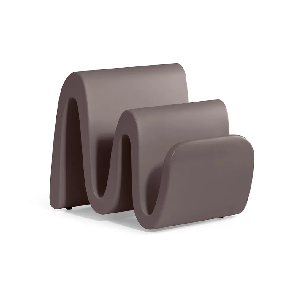 Revistero moderno de polietileno de colores Made in Italy - Munoz Viadurini