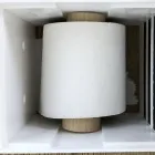 Portarrollos de baño en Corian blanco o con inserciones negras Diseño italiano - Elono Viadurini