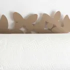 Portarrollos de pared en hierro blanco o beige hecho en Italia - Leiden Viadurini