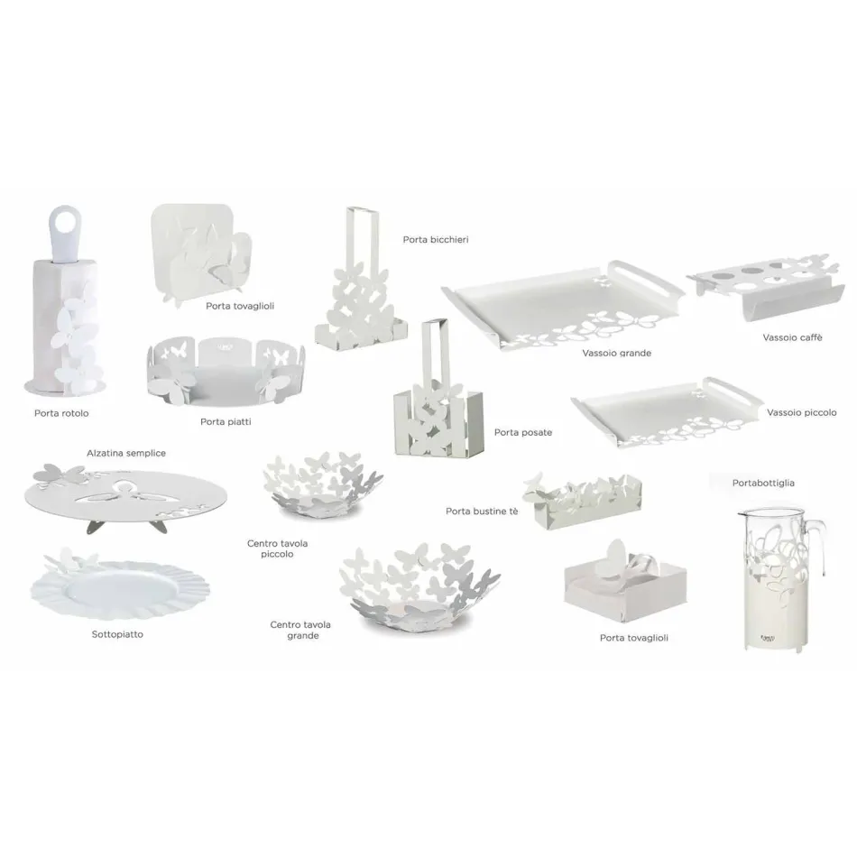 Portapapel de pared de diseño en hierro precioso hecho en Italia - Leiden Viadurini