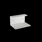 Portacepillos de dientes en Corian blanco o negro, Accesorio de baño de diseño - Elono Viadurini