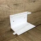 Soporte para cepillo de dientes para baño en Corian blanco Design Quality Made in Italy - Elono Viadurini