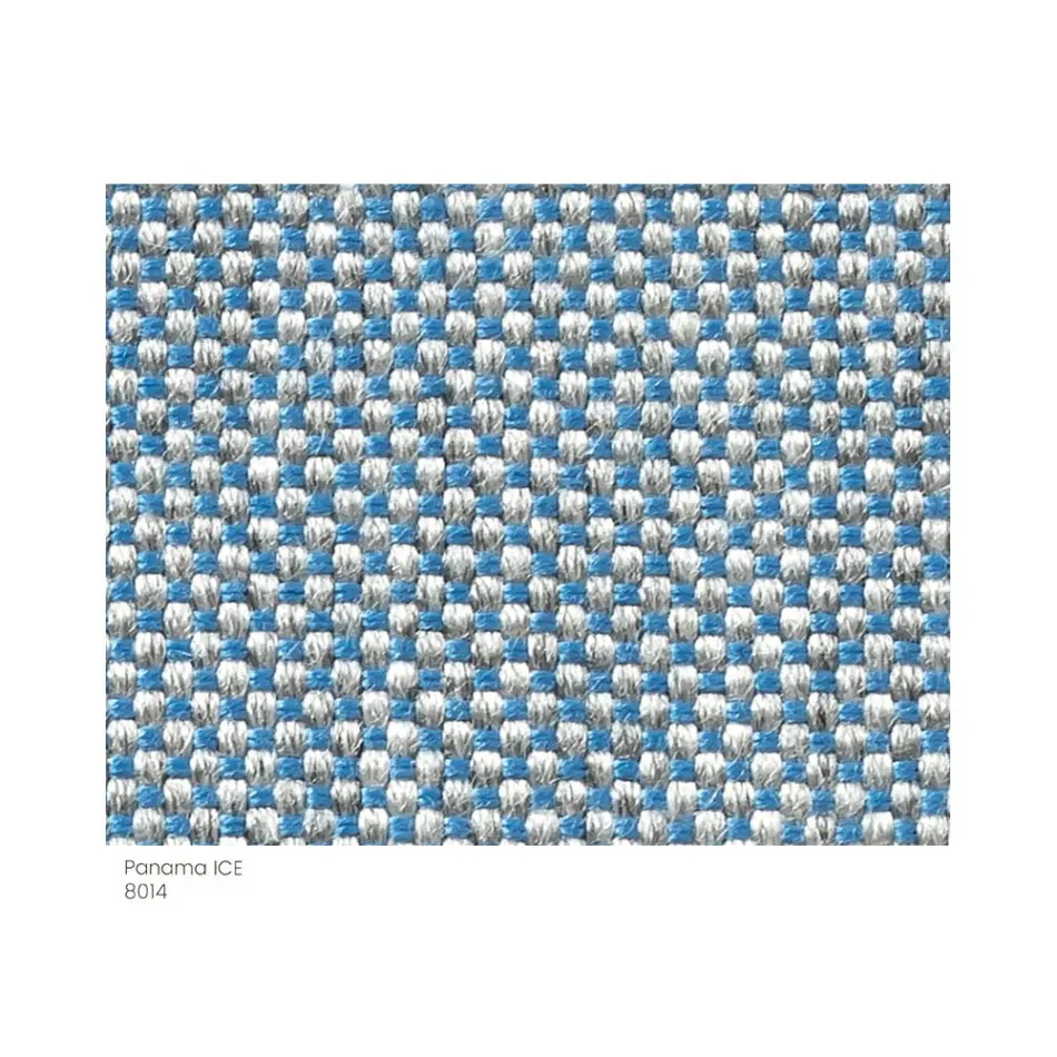 Puf de Jardín Acolchado y Revestido en Tela Made in Italy - Butter Viadurini