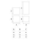 Puf de jardín en polietileno 8 acabados Made in Italy - Viky Viadurini