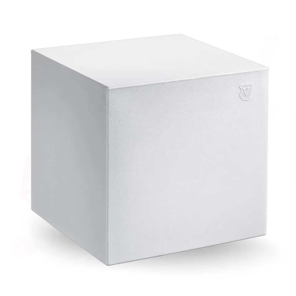 Puf de jardín en polietileno 8 acabados Made in Italy - Viky Viadurini