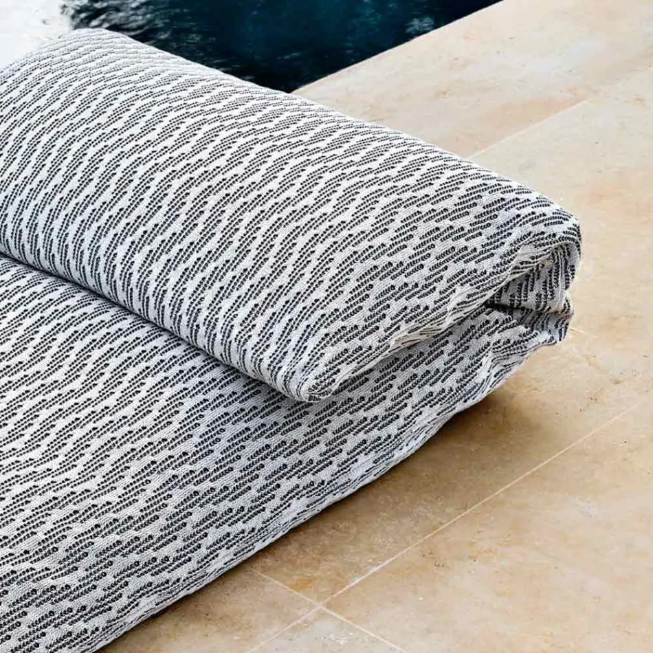 Puf diván individual de exterior de diseño, alta calidad Made in Italy - Emanuela Viadurini