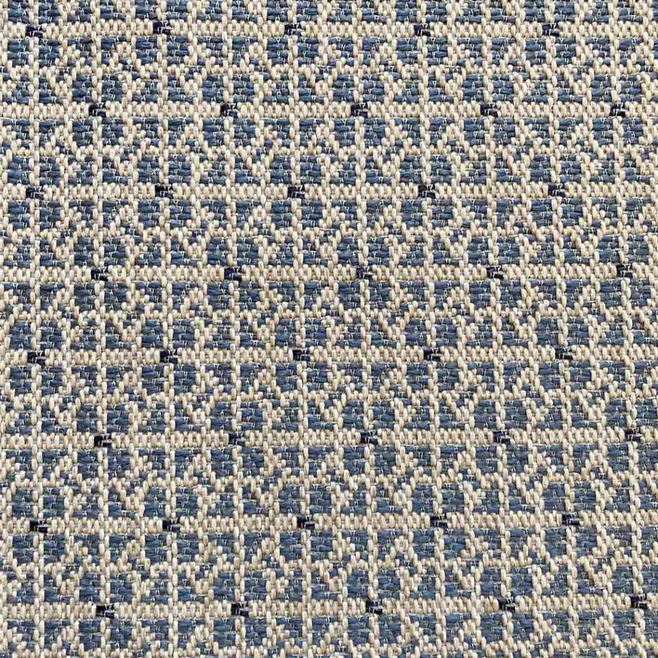 Puf redondo suave para salón interior o exterior en tela de colores - Naemi Viadurini