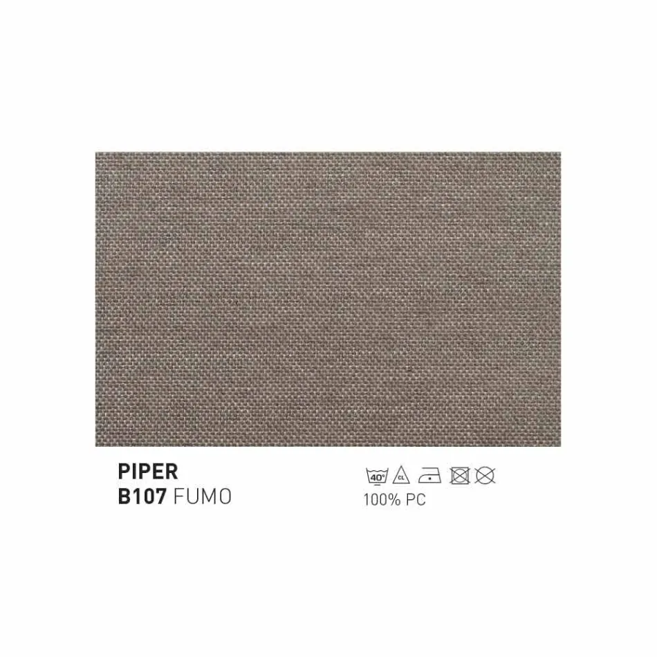 Puf / reposapiés exterior de verano Varaschin en tela y acero Viadurini