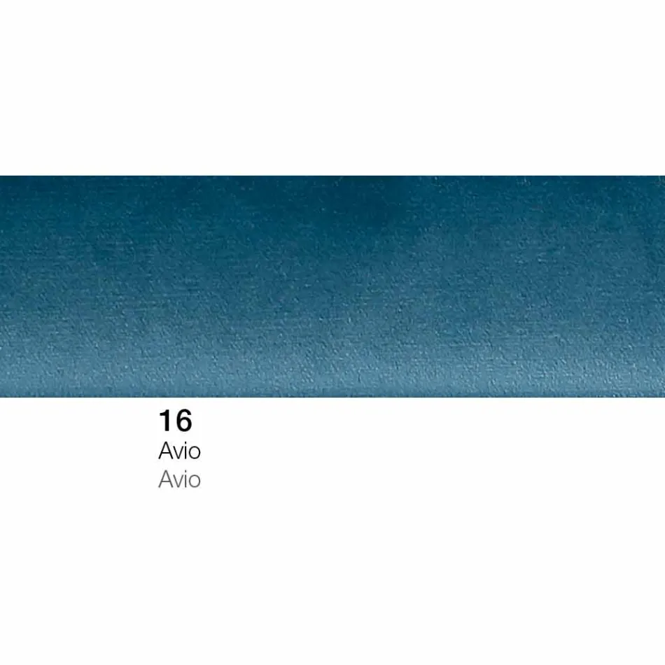 Puf Reposapiés Cuadrado Acolchado y Tapizado en Tela Made in Italy - Marli Viadurini