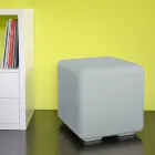 Puf Garden Mesita en Polietileno Coloreado Made in Italy - Colores Viadurini
