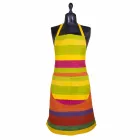 Precioso delantal hecho a mano de cáñamo pintado a mano Hecho en Italia - Marcas Viadurini