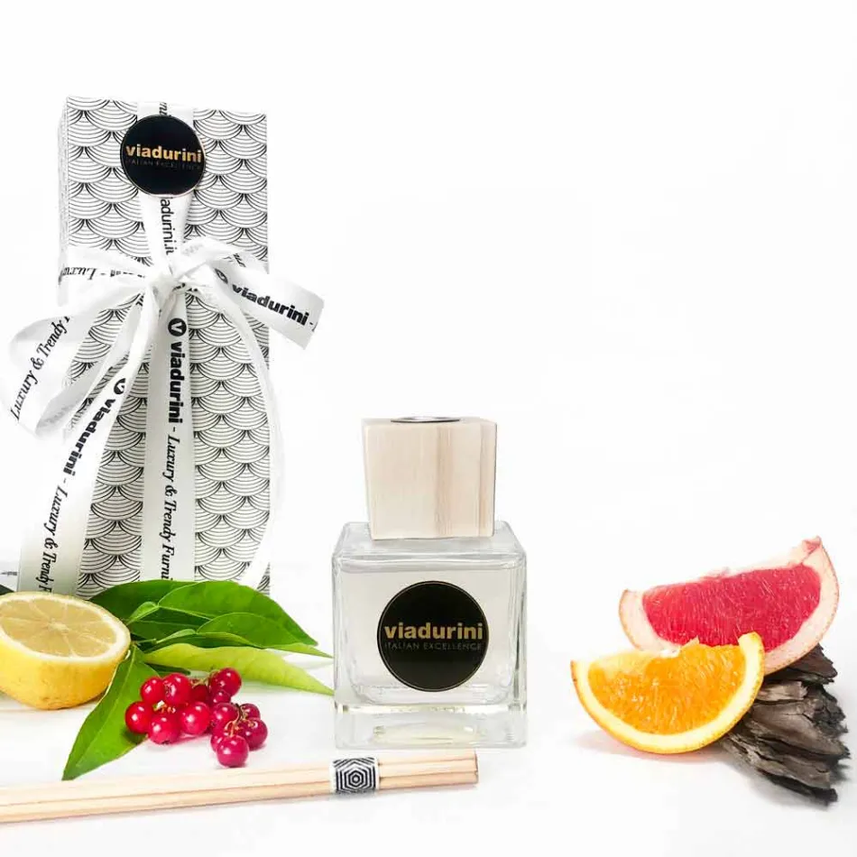 Fragancia de Hogar Algodón y Cáñamo 200 ml con Varillas - Acquadipositano Viadurini