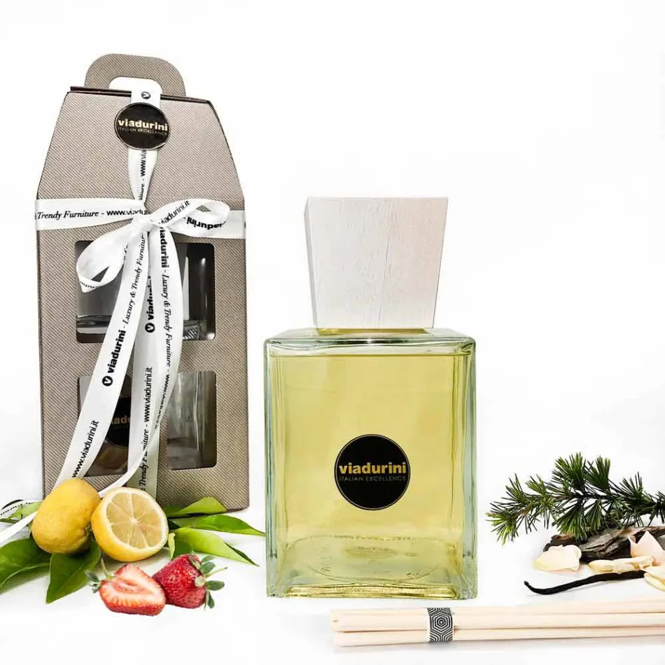 Fragancia para el hogar Rosa Marittima 2,5 Lt con varillas - Rosadiamalfi Viadurini