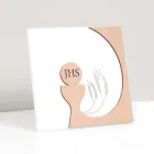 Cuadro pequeño que representa la Eucaristía Grabado con Láser Made in Italy - Ingrid Viadurini