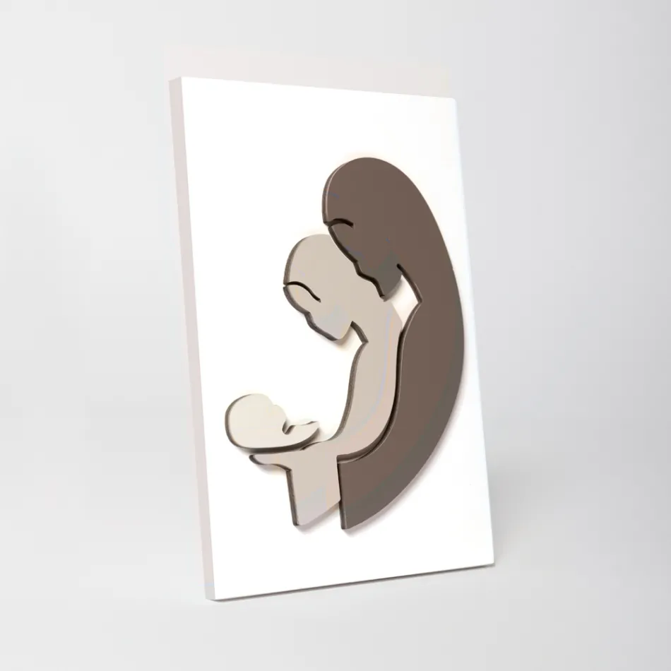 Cuadro con la Representación de la Adoración Made in Italy - Cesar Viadurini