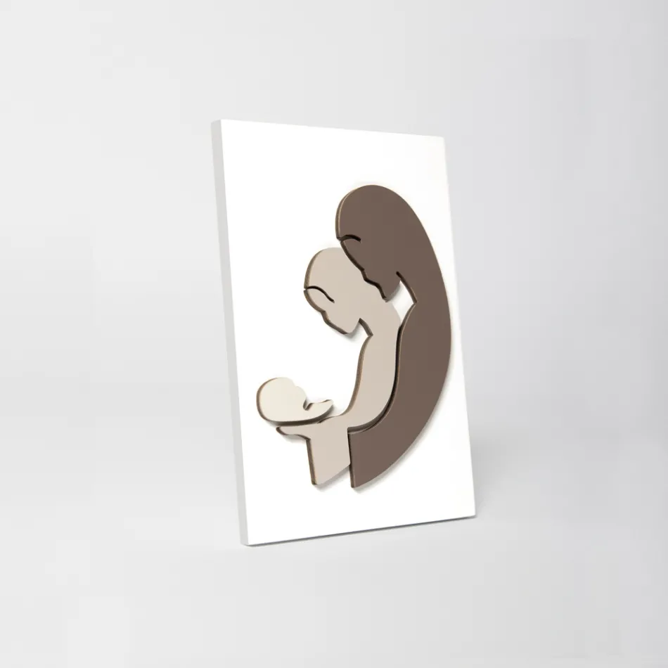 Cuadro con la Representación de la Adoración Made in Italy - Cesar Viadurini