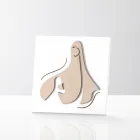 Cuadro con Escena Sagrada Aparición del Ángel a la Virgen Made in Italy - Babuska Viadurini