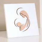 Imagen de María y el Niño Jesús grabada con láser Made in Italy - Nigella Viadurini