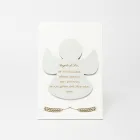 Imagen grabada con láser de un ángel bendito Made in Italy - Alain Viadurini