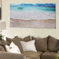 Cuadro de diseño moderno Beach de Viadurini Decor pintado a mano