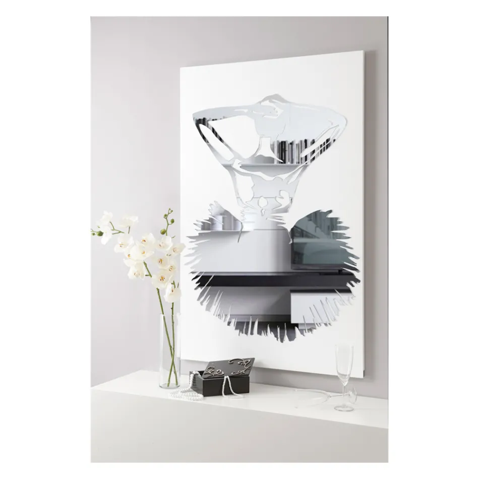 Cuadro con Decoración de Espejo de Bailarina Made in Italy - Evie Viadurini