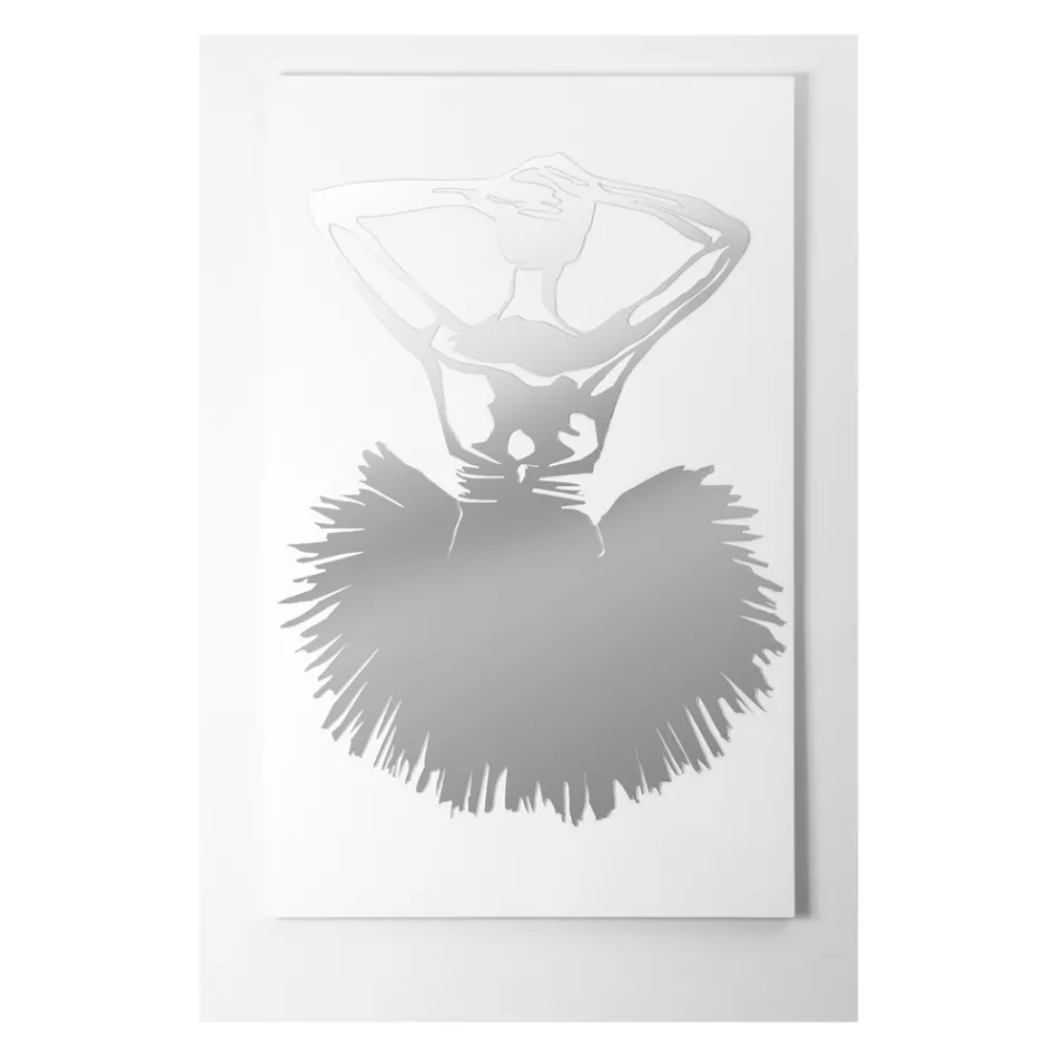 Cuadro con Decoración de Espejo de Bailarina Made in Italy - Evie Viadurini