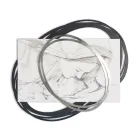 Cuadro Grabado con Láser con el Beso de María a Jesús Made in Italy - Sylvie Viadurini