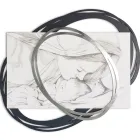 Cuadro Grabado con Láser con el Beso de María a Jesús Made in Italy - Sylvie Viadurini