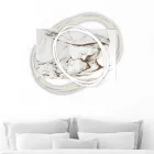 Cuadro Grabado con Láser con el Beso de María a Jesús Made in Italy - Sylvie Viadurini