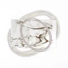 Cuadro Grabado con Láser con el Beso de María a Jesús Made in Italy - Sylvie Viadurini