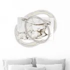 Cuadro Grabado con Láser con el Beso de María a Jesús Made in Italy - Sylvie Viadurini