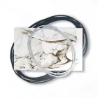 Cuadro Grabado con Láser con el Beso de María a Jesús Made in Italy - Sylvie Viadurini