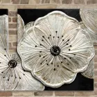 Marco Petunia Pequeño Plata Pintdecor Viadurini