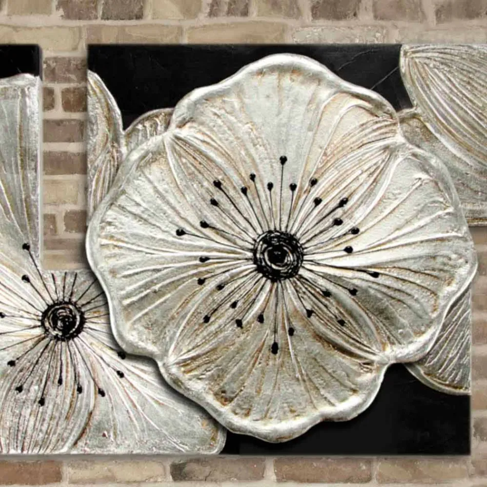 Marco Petunia Pequeño Plata Pintdecor Viadurini