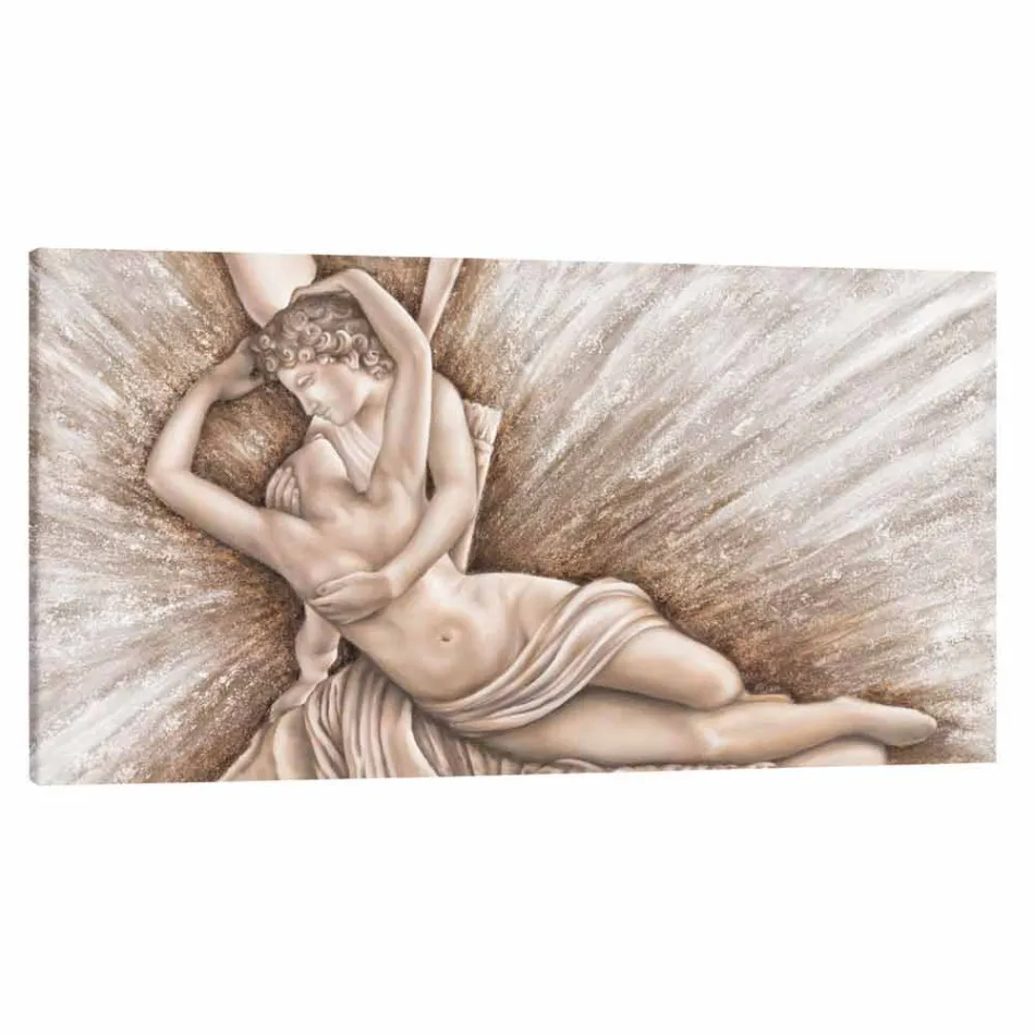 Diseño moderno de lona hecha a mano en Italia Aurora Viadurini